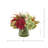 Fall Hydrangea Arrangement in Glass Vase