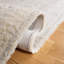 Tapis en laine / coton touffeté à la main Pedra en argent / ivoire-279378207