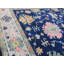Tapis bleu marine unique de 11 pi 11 po x 14 pi 10 po