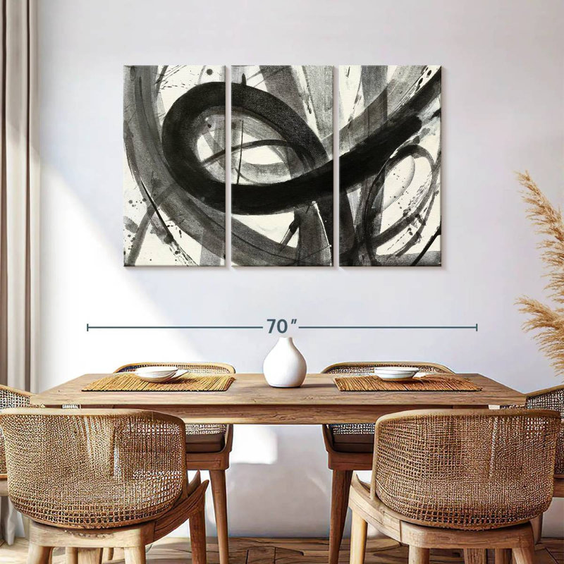 Avery Roller Coaster I On White, 36" H x 57" W