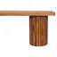 Banc cannelé en bois massif Artisan Furniture