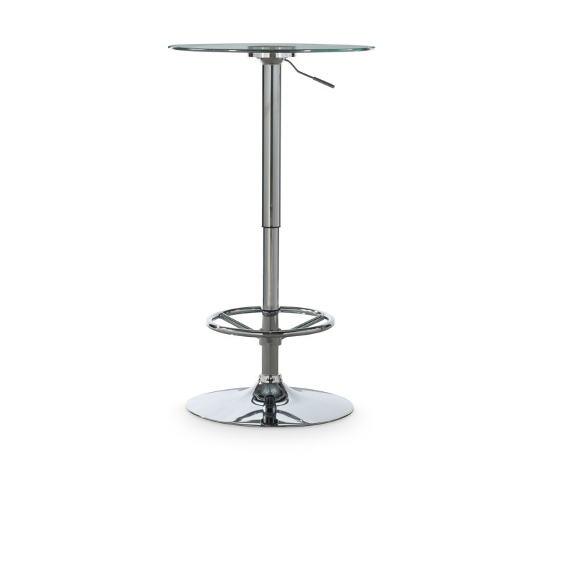 Iftu 2 - Person Pedestal Dining Set, Black, White