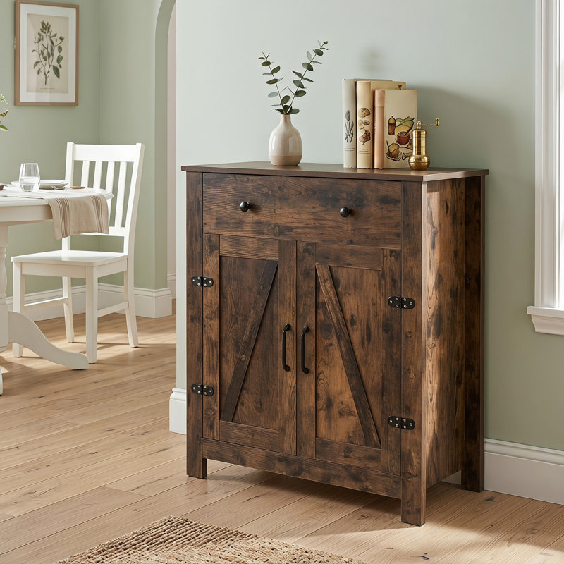 80cm Sideboard, Brown