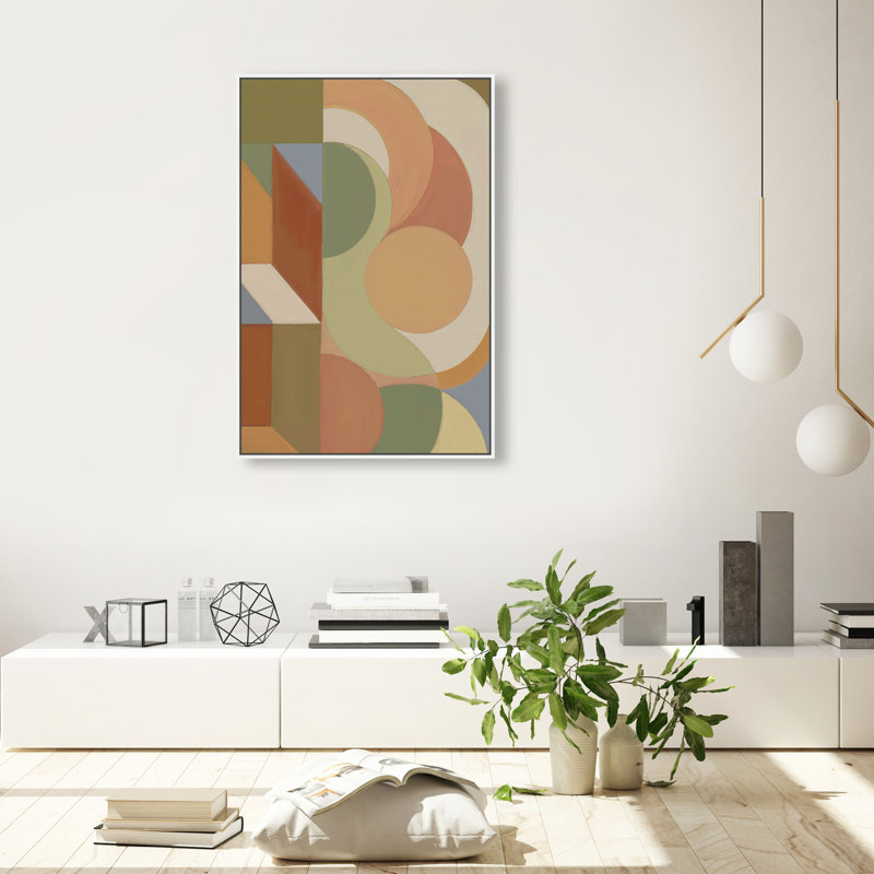 Adore You More Canvas Abstract Print by Oliver Gal, Black Frame, 10 x 15, 25"H x 37"W, White Floater Frame
