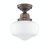 Alberga Glass Semi Flush Mount