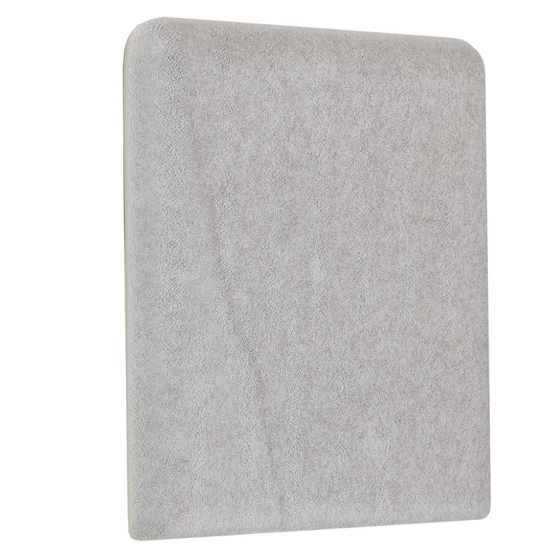Carreau de céramique 3 "x 3" Bullnose, Blanc