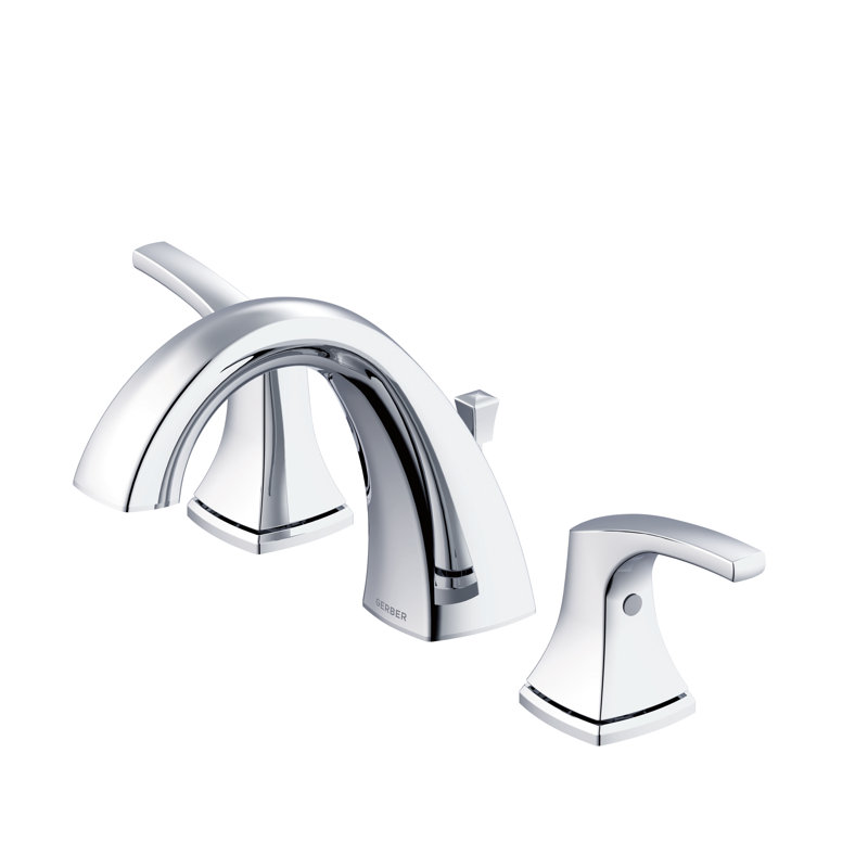 Vaughn Widespread Bathroom Faucet with Drain Assembly, Chrome