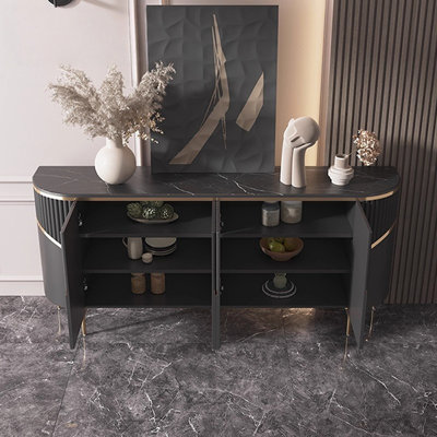 Modern light luxury minimalist sideboard