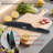 20-piece Kitchen Knife Set With Sharpener High Carbon Stainless Steel Knife Block Set With Ergonomic Handles