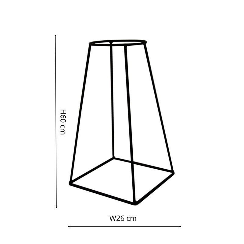  Indoor Metal Plant Stand, 60cm H x 26cm W x 26cm D