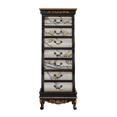 Solid wood living room side cabinet
