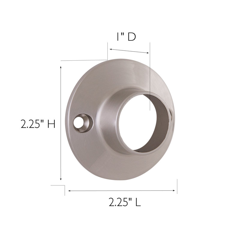 Shower Rod Bracket, Nickel