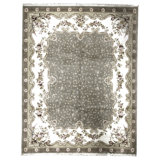 Handmade Silk and Wool Area Rug