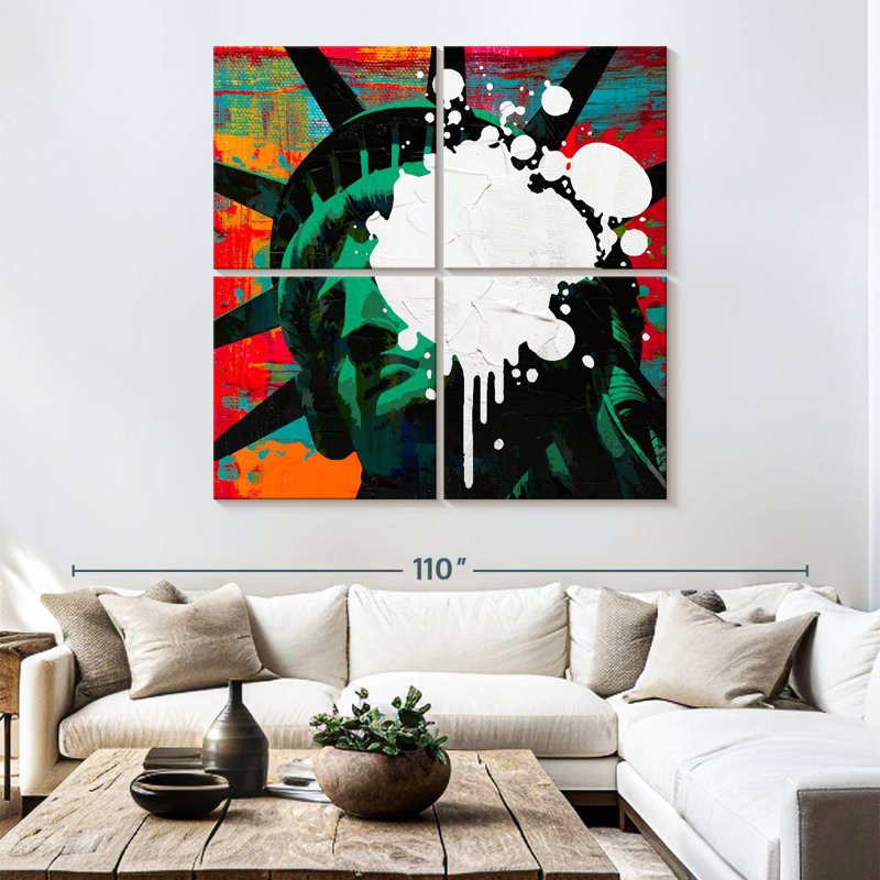 Nicci Liberty Waning, 74" H x 74" W