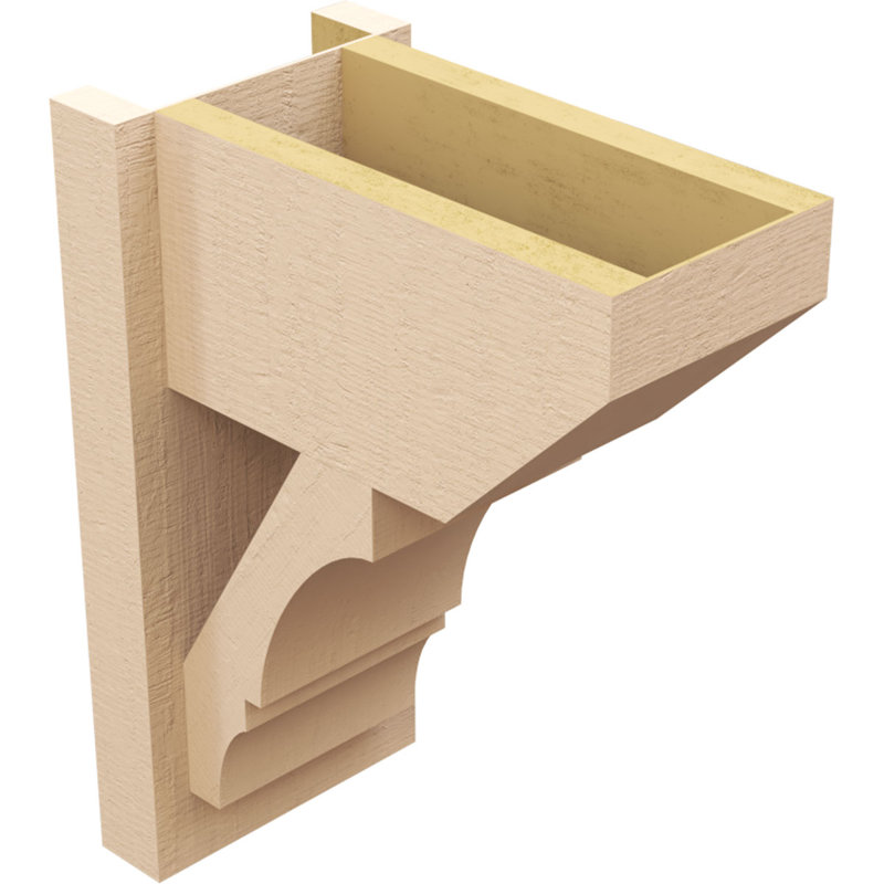 Bois de cèdre brut Balboa Slat, H 18 po x l 8 po x P 14 po