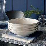 Porcelain Arc White Set of 4 Pasta Bowls