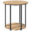  Side Table Set 2 Pcs Artisan Oak And Black 50 X 50 X 50.5 Cm-16308814