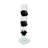 Crystal Candlestick Diagonal Block Design with Black-406838861
