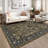 Washable Rug 9x12 Area Rug for Living Room Modern Bedroom Rug Grey Boxes Rug Geometric Large Area Rug Non Slip Throw Rugs Soft Low Pile Stain Resistant Carpet for Dining Room 9'x12' Grey-1618485490-1618485388