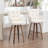 Zareon 27.95” Double-Layered Velvet-Padded Bar Stools-237832249