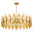 Hayley 6-Light Gold Leaf Pendant Light