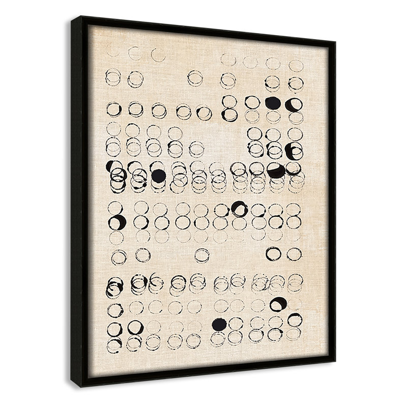 Victorine Dots and Dots Print par, Espresso, H 11,5 po x l 9,5 po