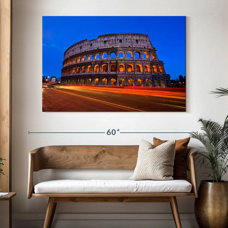 Nicci Dusk Over Colosseum, H 34 po x l 51 po
