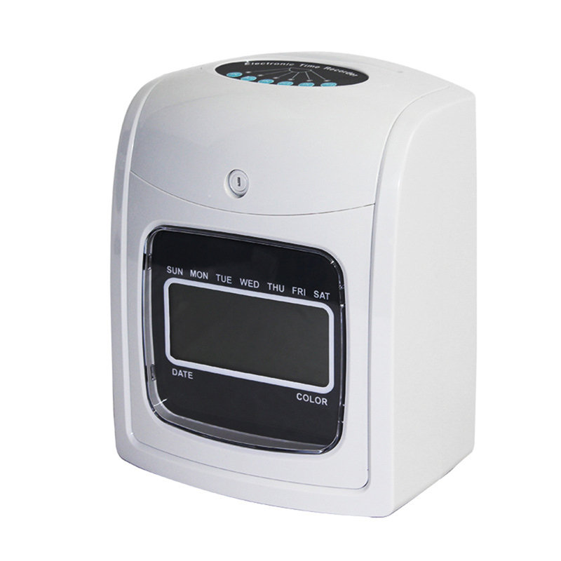 Employee Attendance Lcd Display Punch Time Clock