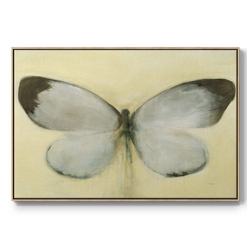 Chrysalide, reproduction sur toile encadrée, H 25 po x l 37 po x P 2 po, Naturel