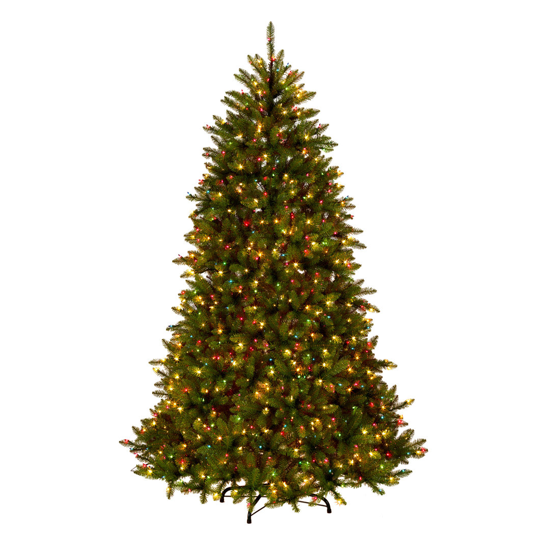 Dunhill Fir Tree with Multicolor, Clear Spectrum Lights The Holiday Aisle® 