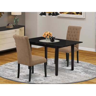 Alyssa-Mae Butterfly Leaf Solid Wood Dining Set by Red Barrel Studio
