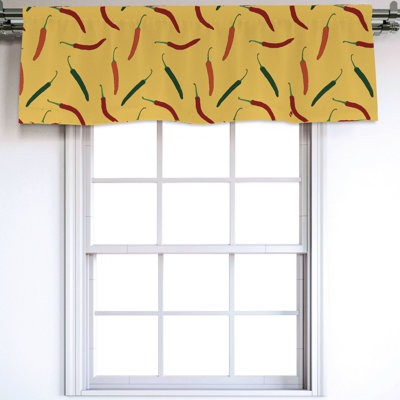 Sateen Ruffled Window Valance