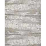 Handwoven High-Quality Cream/Dark Gray Area Rug