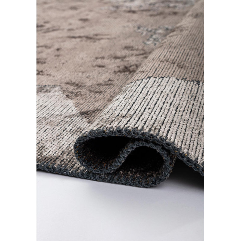Analaura Abstract Hand Loom Indoor / Outdoor Area Rug, Rectangle 240 x 300cm