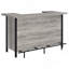 Unité de bar autoportante Grey Driftwood-819431581