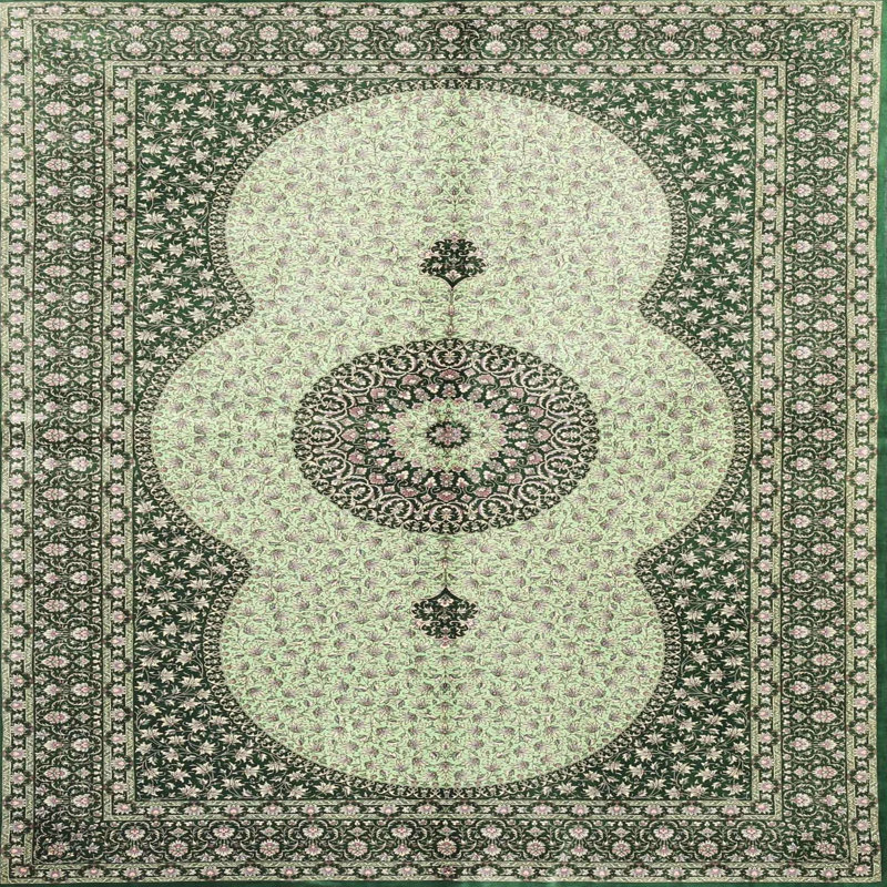 Oriental Indoor Rug, Round 5'