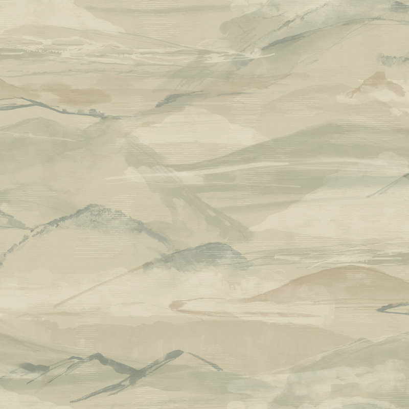 Papier peint Bozeman Mountains Sky, Vert