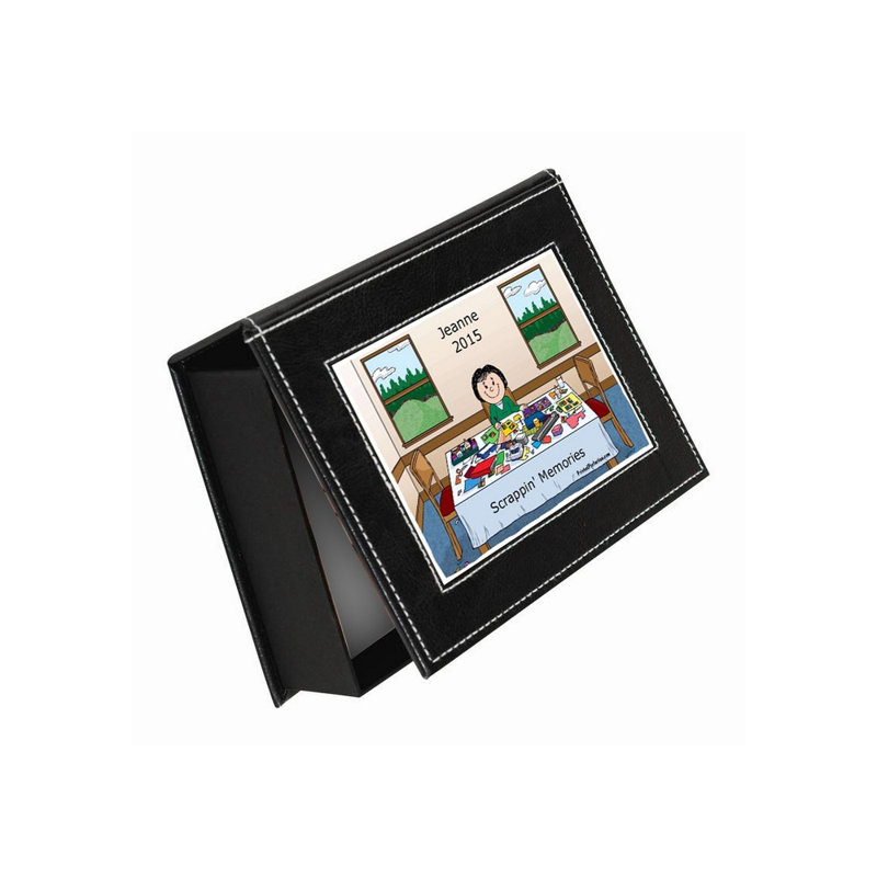 Faux Leather Memory Box