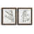 Papier, cadre noyer