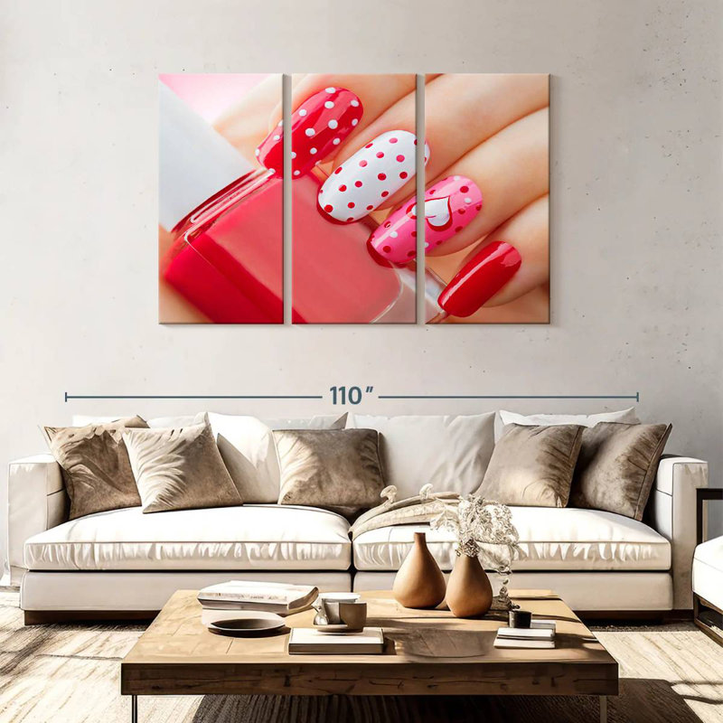 Shuttleworth Valentine's Day Nails, 48" H x 74" W
