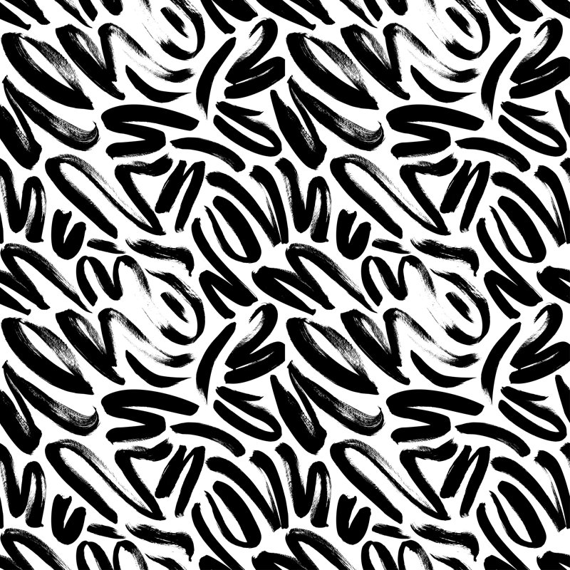 Raytown Swirled brush strokes 1 Piece Wrapped Canvas Wall Art, 91cm H x 91cm W x 3.8cm D