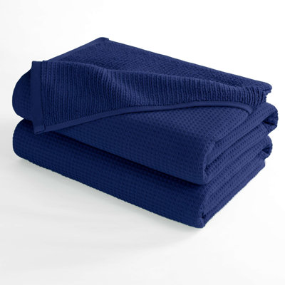 Serviettes de bain luxueuses 100% coton 2 pièces