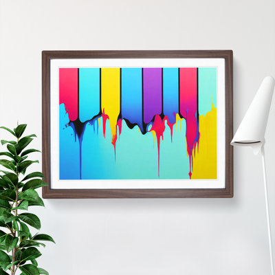 Stimulating Modern Abstract Art - Framed Print