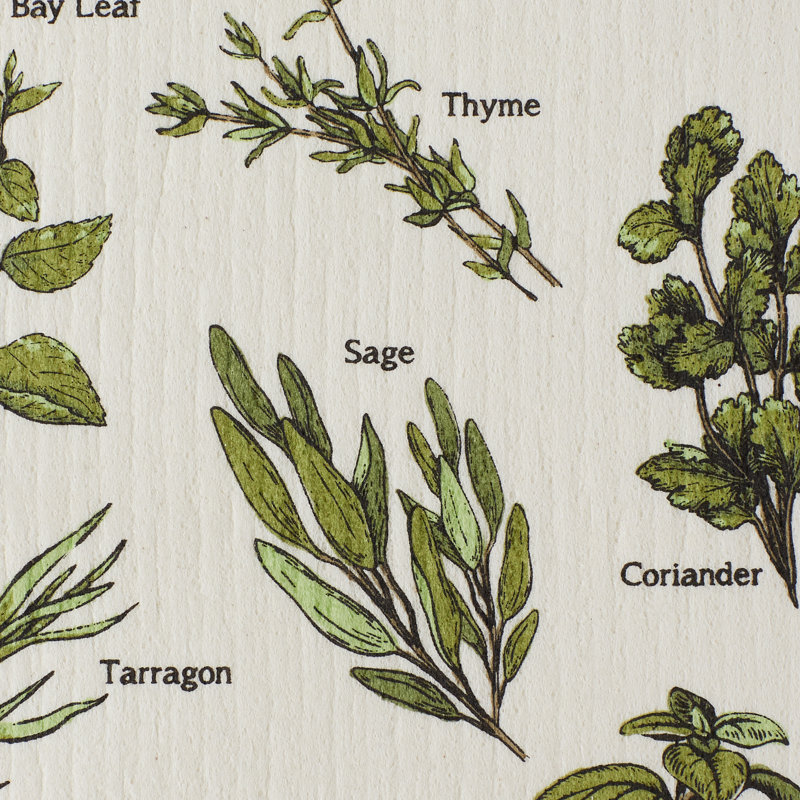 Linge à vaisselle suédois Herbs
