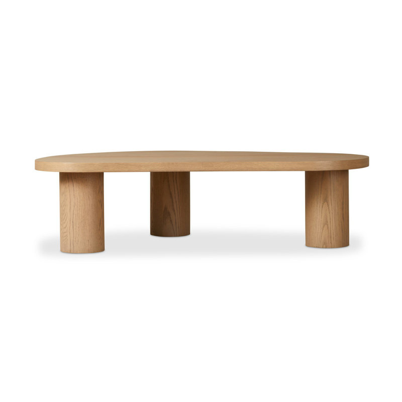 Joji Nesting Coffee Table-Large-Natural Oak Veneer, 16" H x 60" W x 37" D