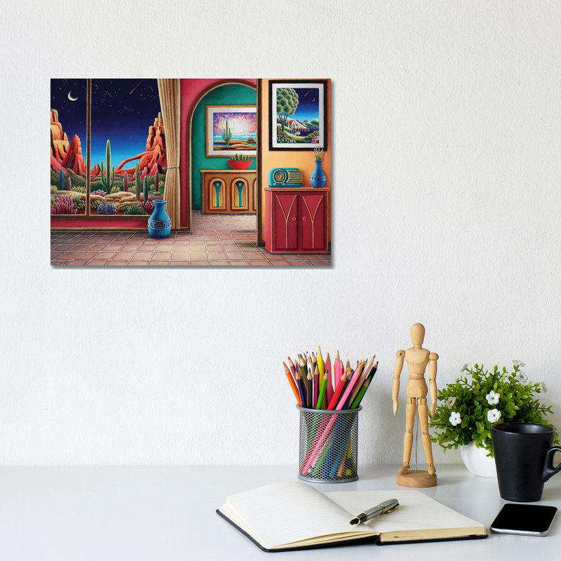 Radio Days XII by Andy Russell - Wrapped Canvas Print
