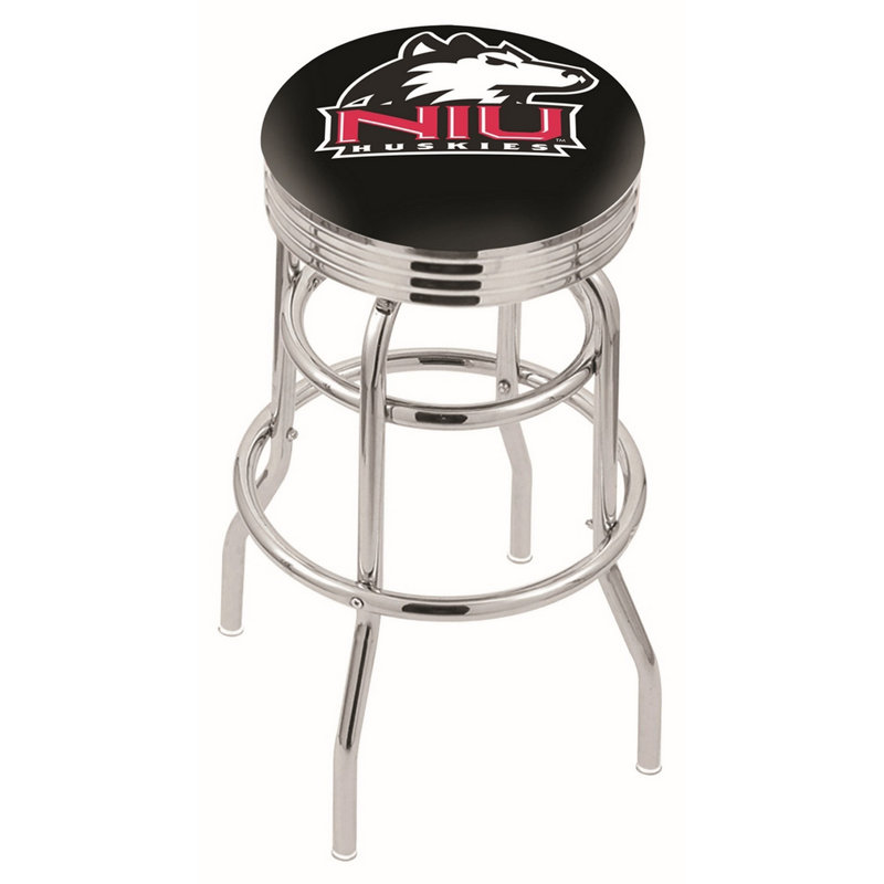 NCAA Bar & Counter Stool, Northern Illinois Huskies, Counter Stool (25" Seat Height)