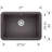 Ikon SILGRANIT 27" Single Bowl Apron-Front Farmhouse Sink-39328774