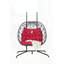 Chaises pour hamac avec support suspendu et coussins résistants aux rayons UV-933055083