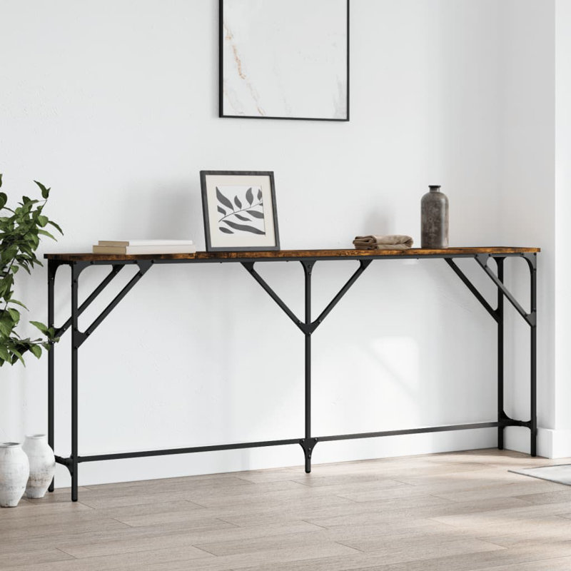 Console, H 29,5 po x l 70,9 po x P 9,1 po, Noir